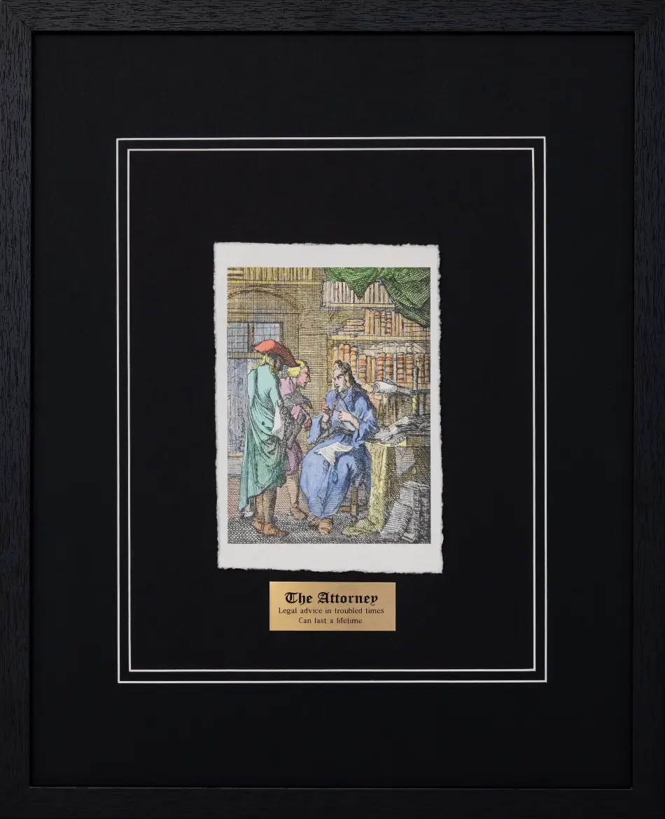 The Attorney by Jan Luyken | 17th Century Dutch Art