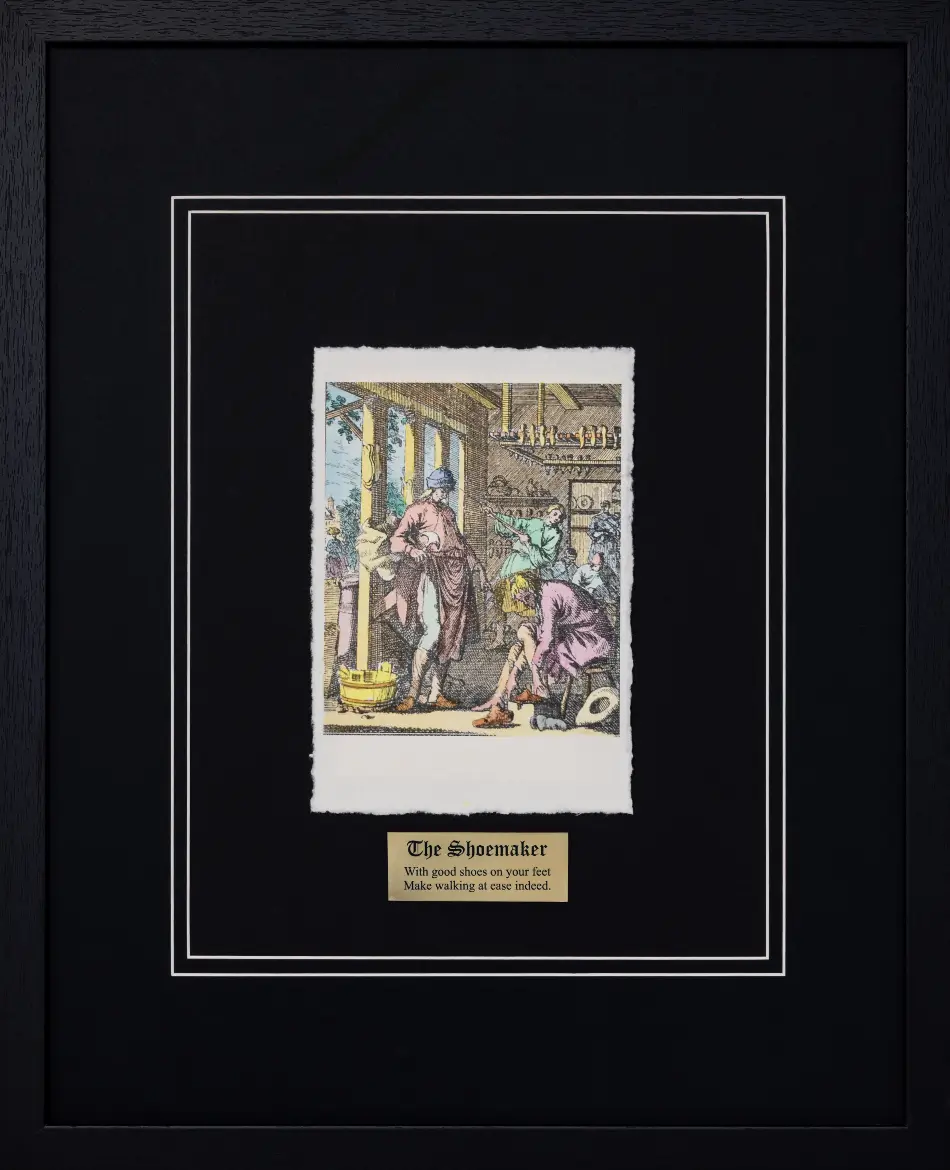 The Shoemaker by Jan Luyken | 17th Century Dutch Art