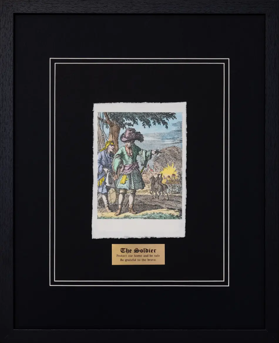 The Soldier by Jan Luyken | 17th Century Dutch Art