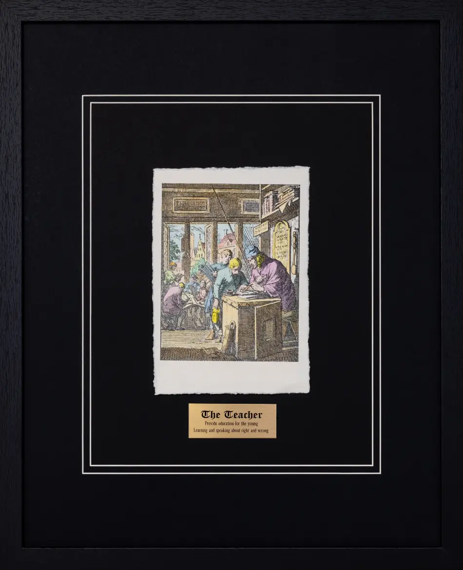 The Teacher by Jan Luyken | 17th Century Dutch Art