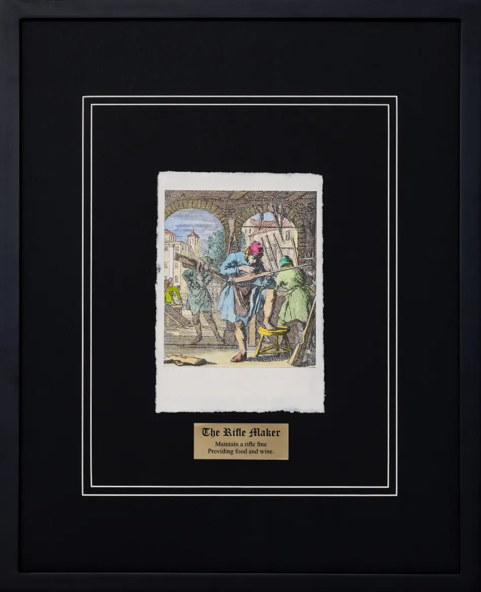 The Rifle Maker by Jan Luyken | 17th Century Dutch Art