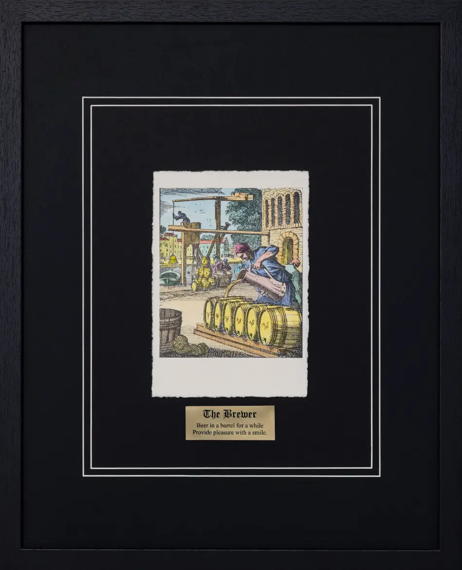 The Brewer by Jan Luyken | 17th Century Dutch Art