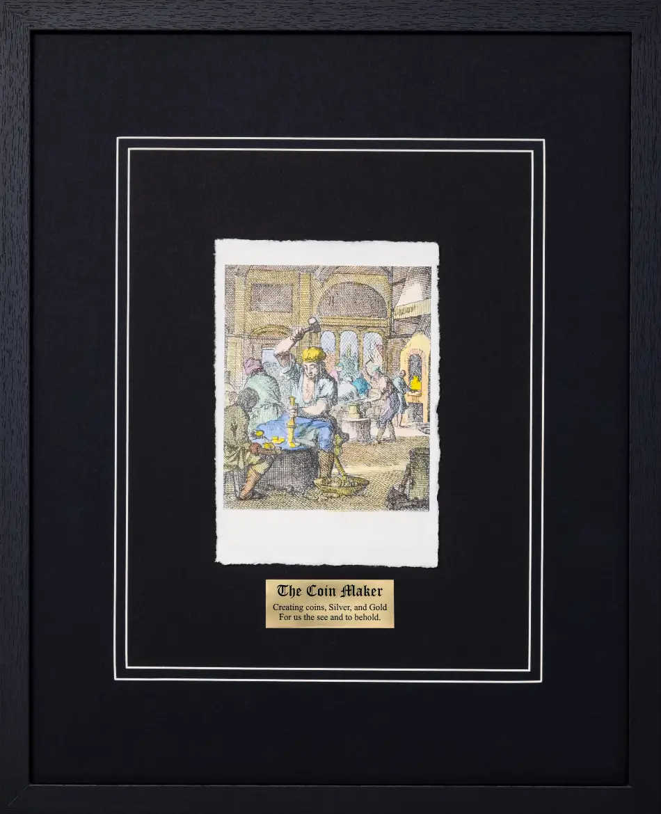 The Coin Maker by Jan Luyken | 17th Century Dutch Art